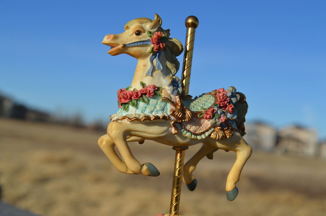 carousel horse merry-go-round free photo
