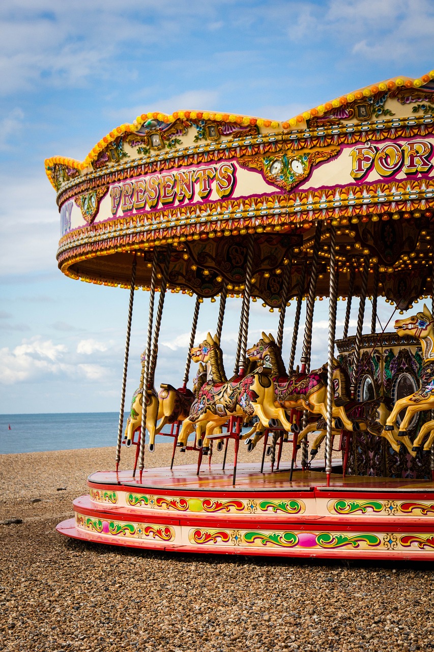 carousel horse fun free photo