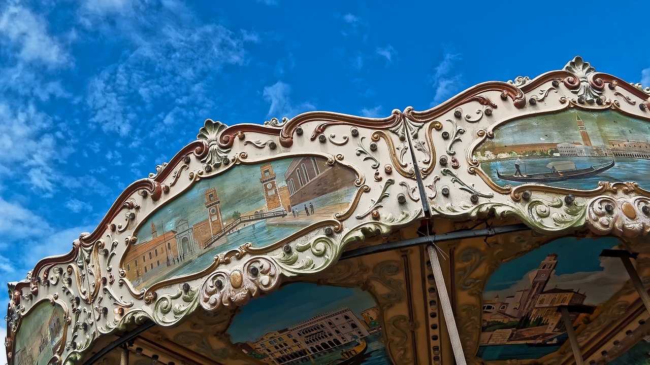 carousel color turn free photo