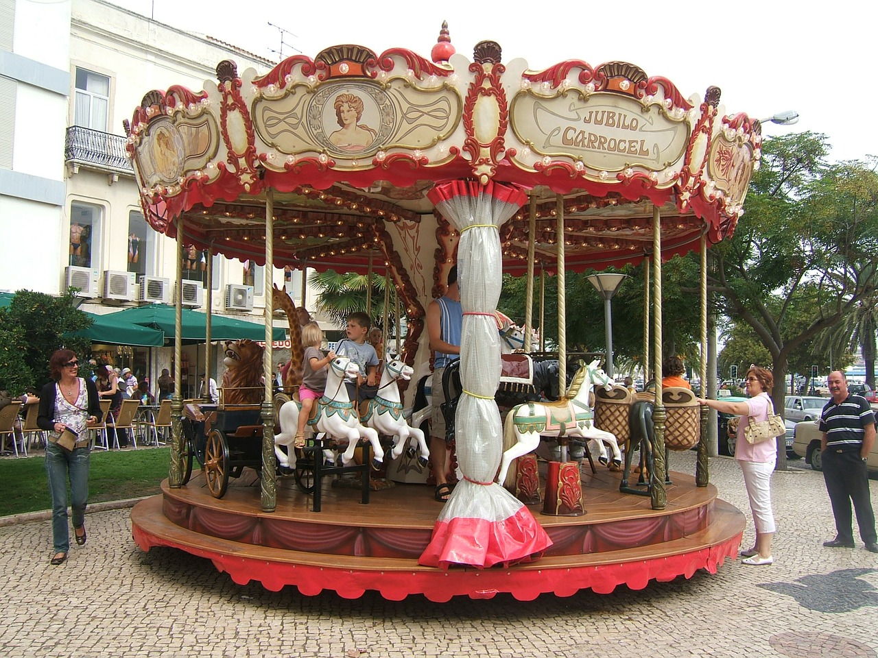 carousel children horse free photo