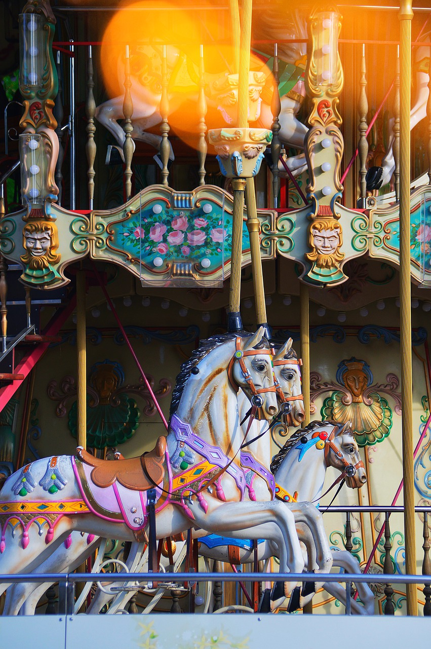 carousel celebration holiday free photo