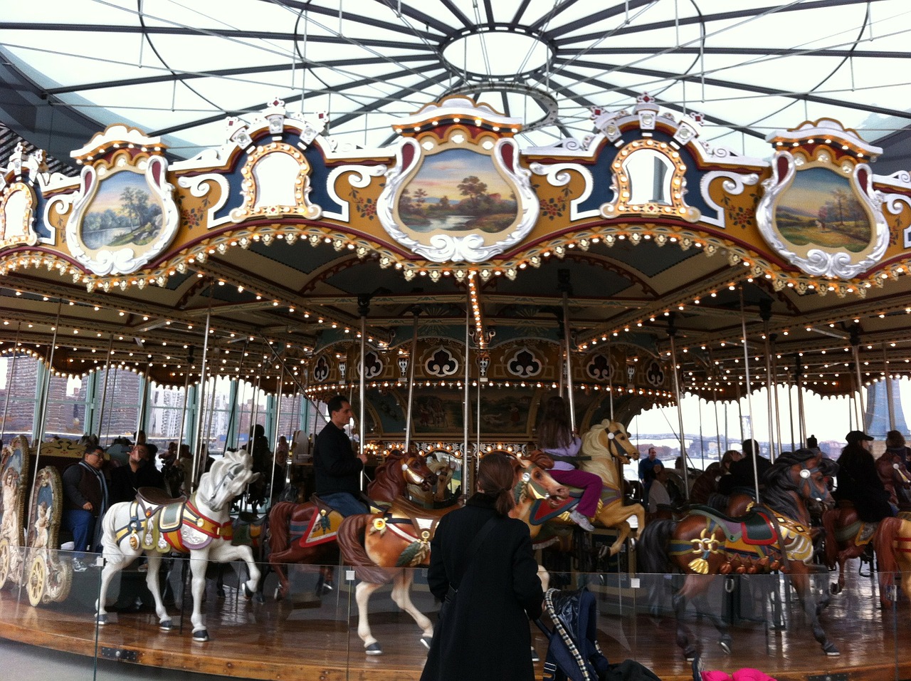 carousel merry-go-round ride free photo
