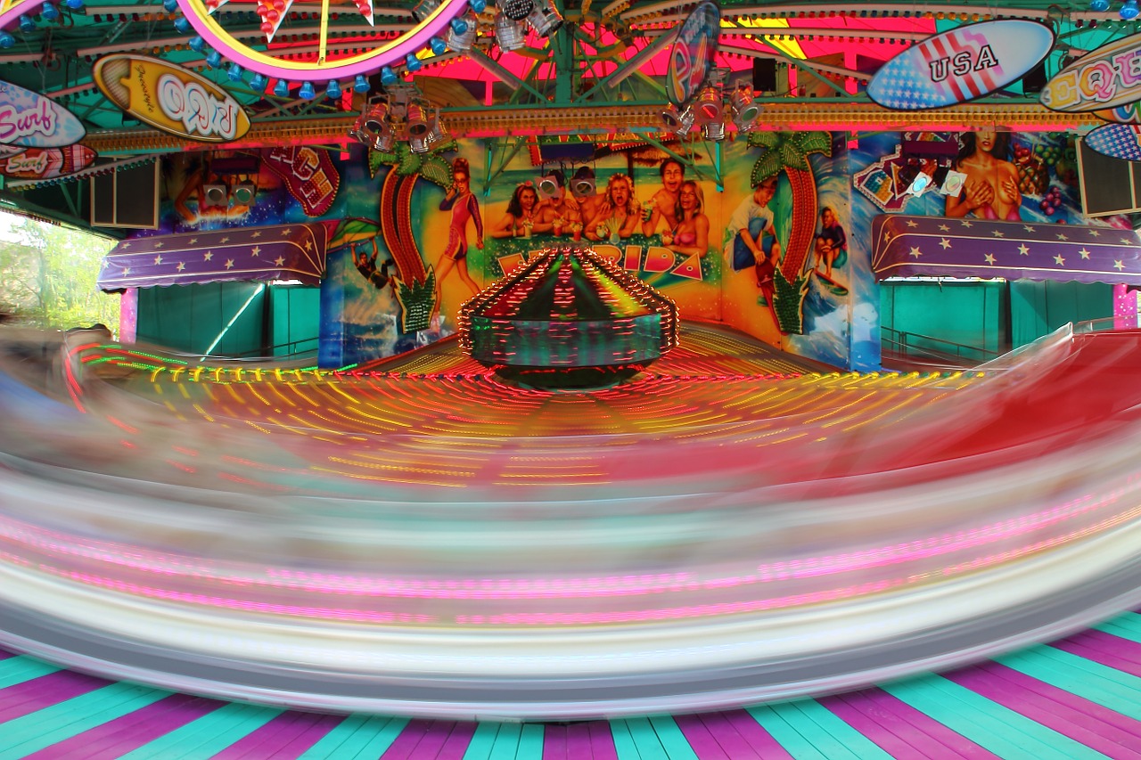 carousel turn fast free photo