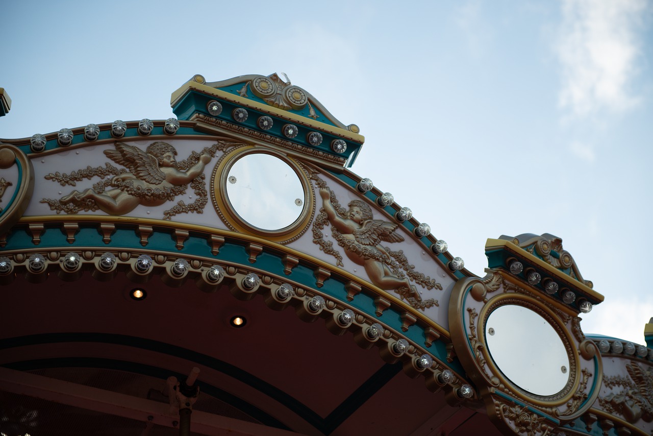 carousel  merry-go-round  amusement park free photo