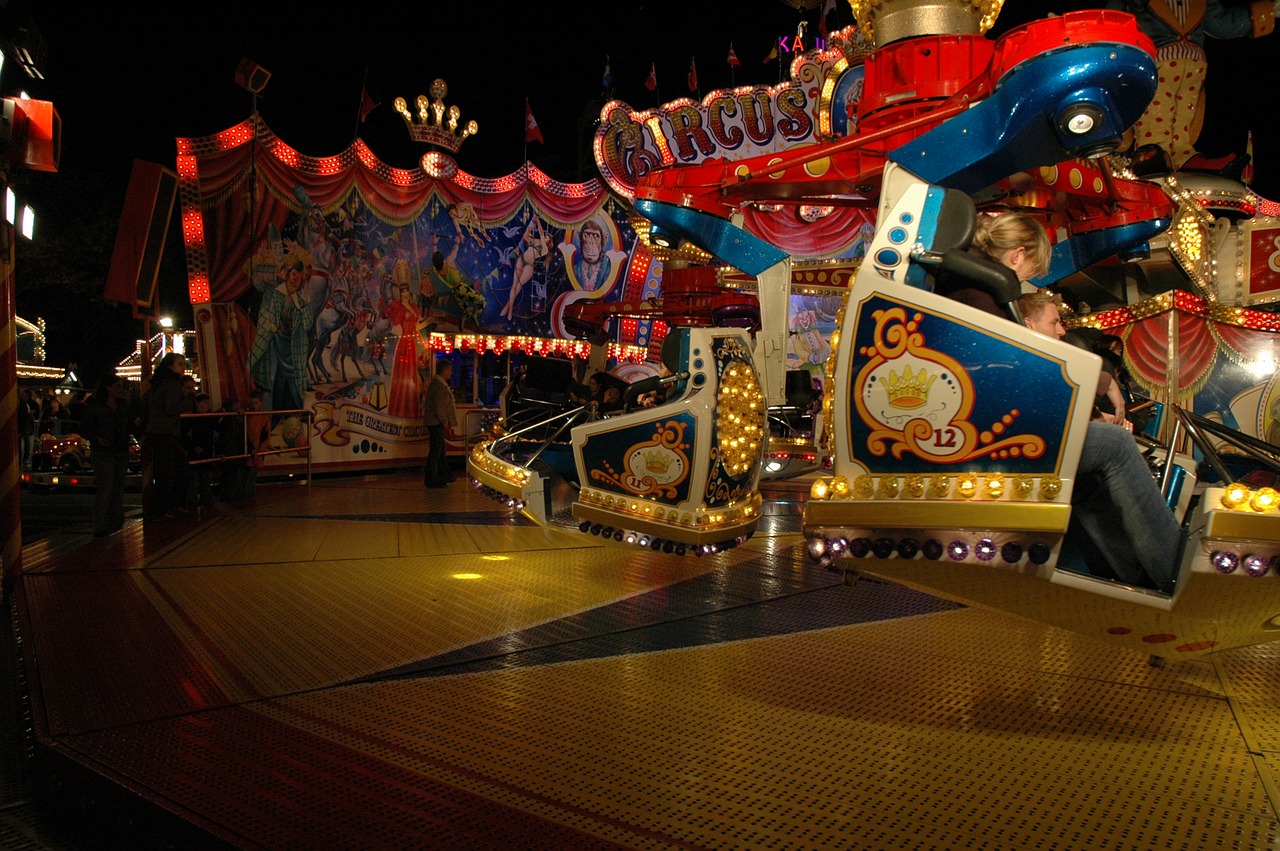 carousel funfair entertainment free photo