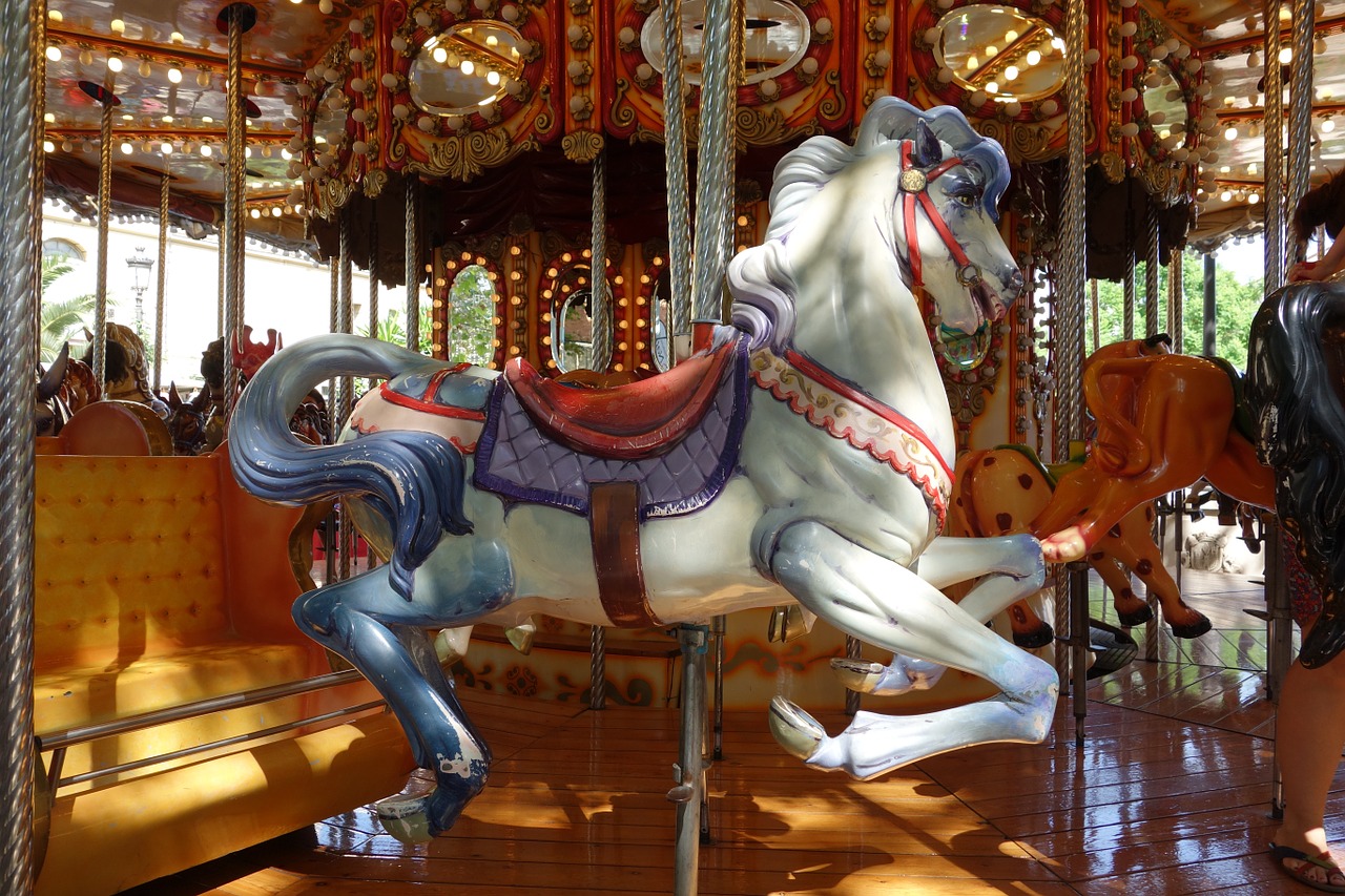 carousel caballito fair free photo