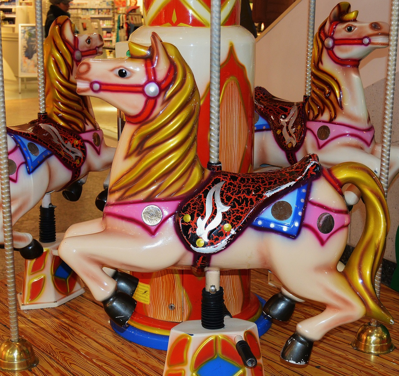 carousel horse pleasure free photo