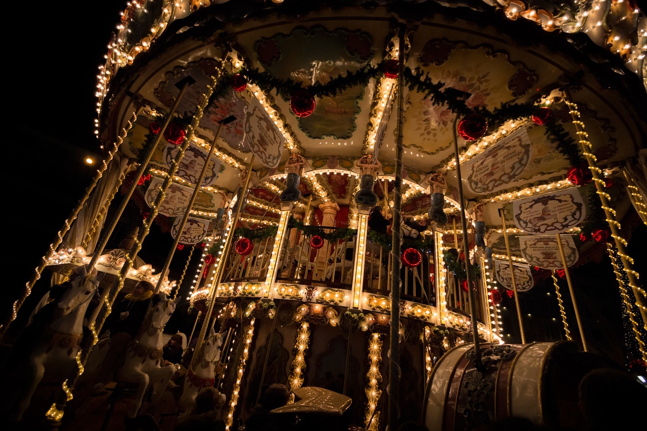 carousel christmas market christmas free photo