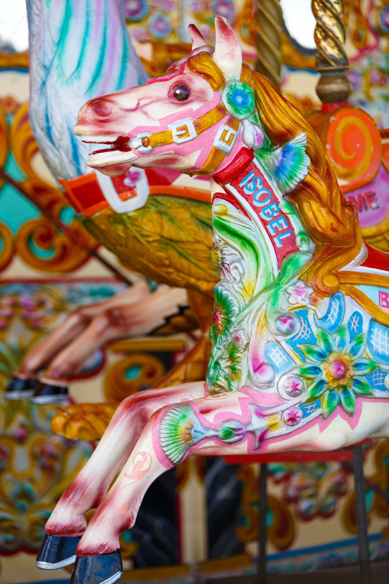 amusement carnival carousel free photo