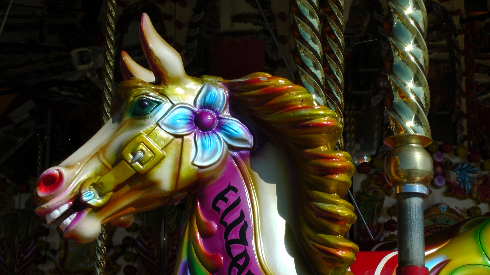 carousel carousels horses free photo