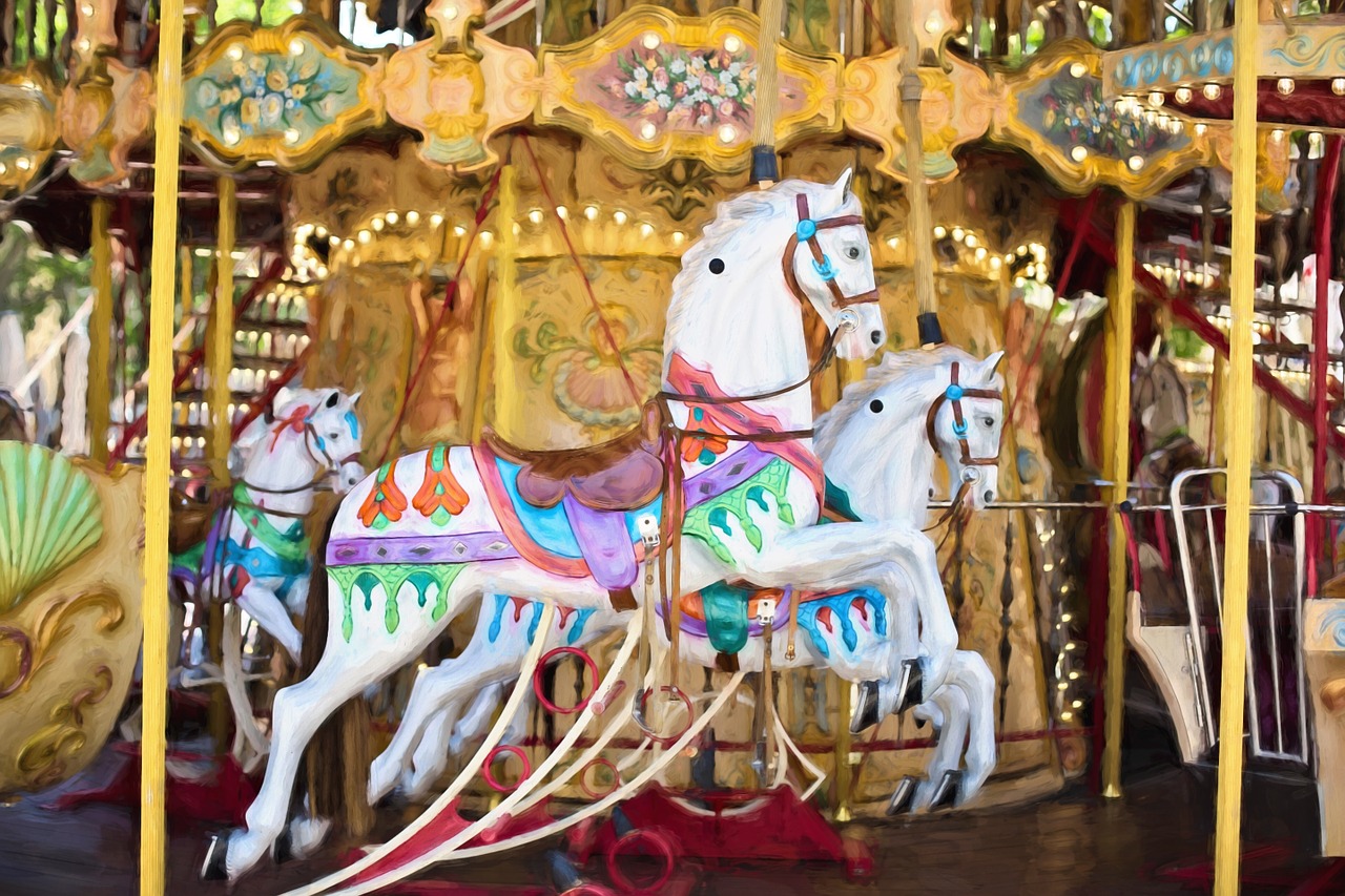carousel horses carousel horse free photo