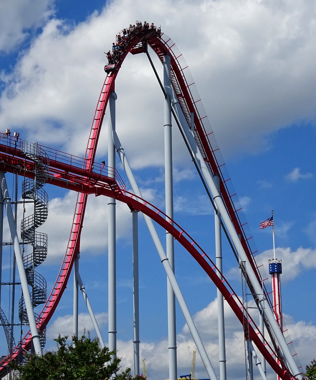 carowinds roller coaster free photo