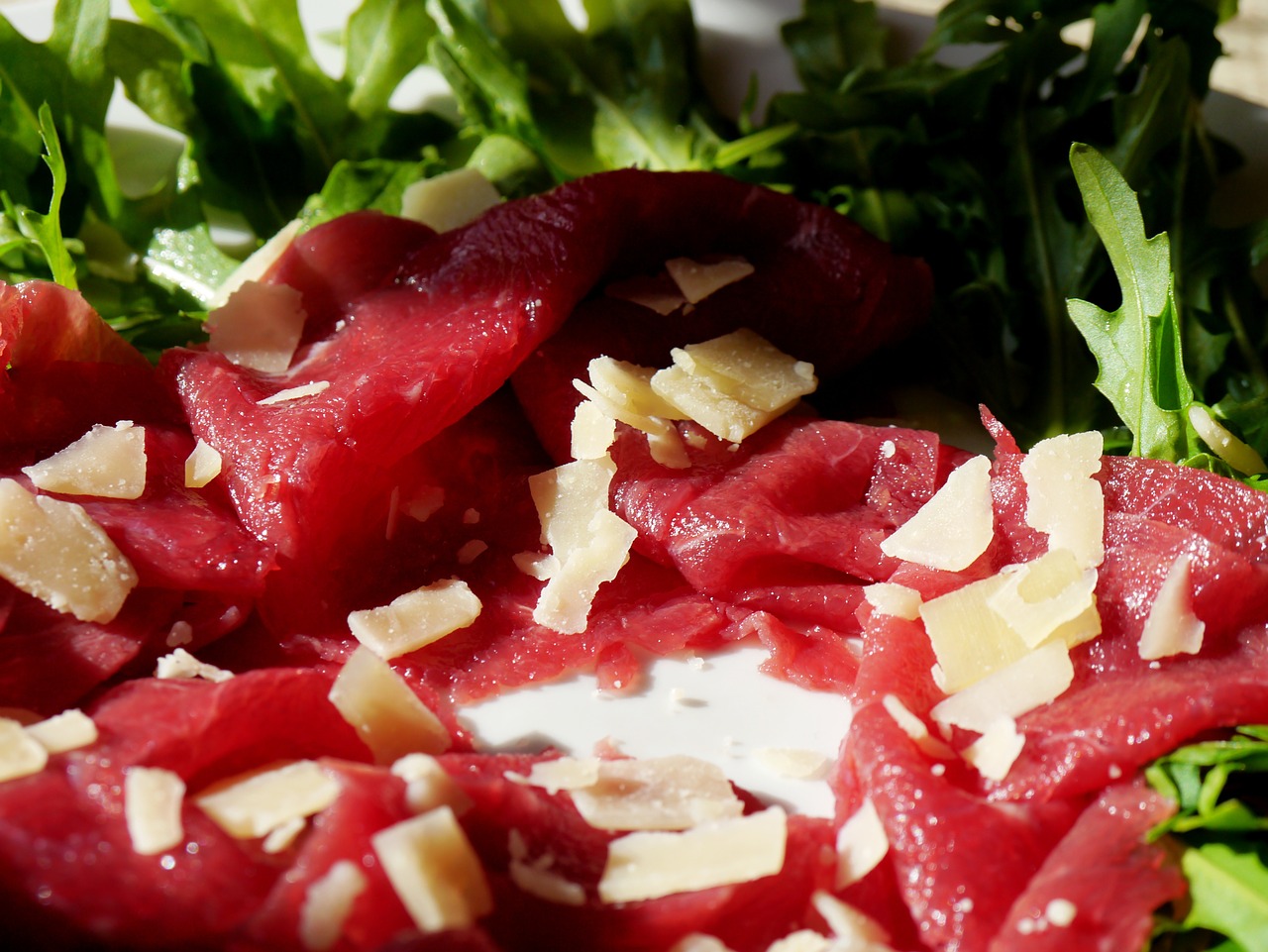 carpaccio beef raw meat free photo