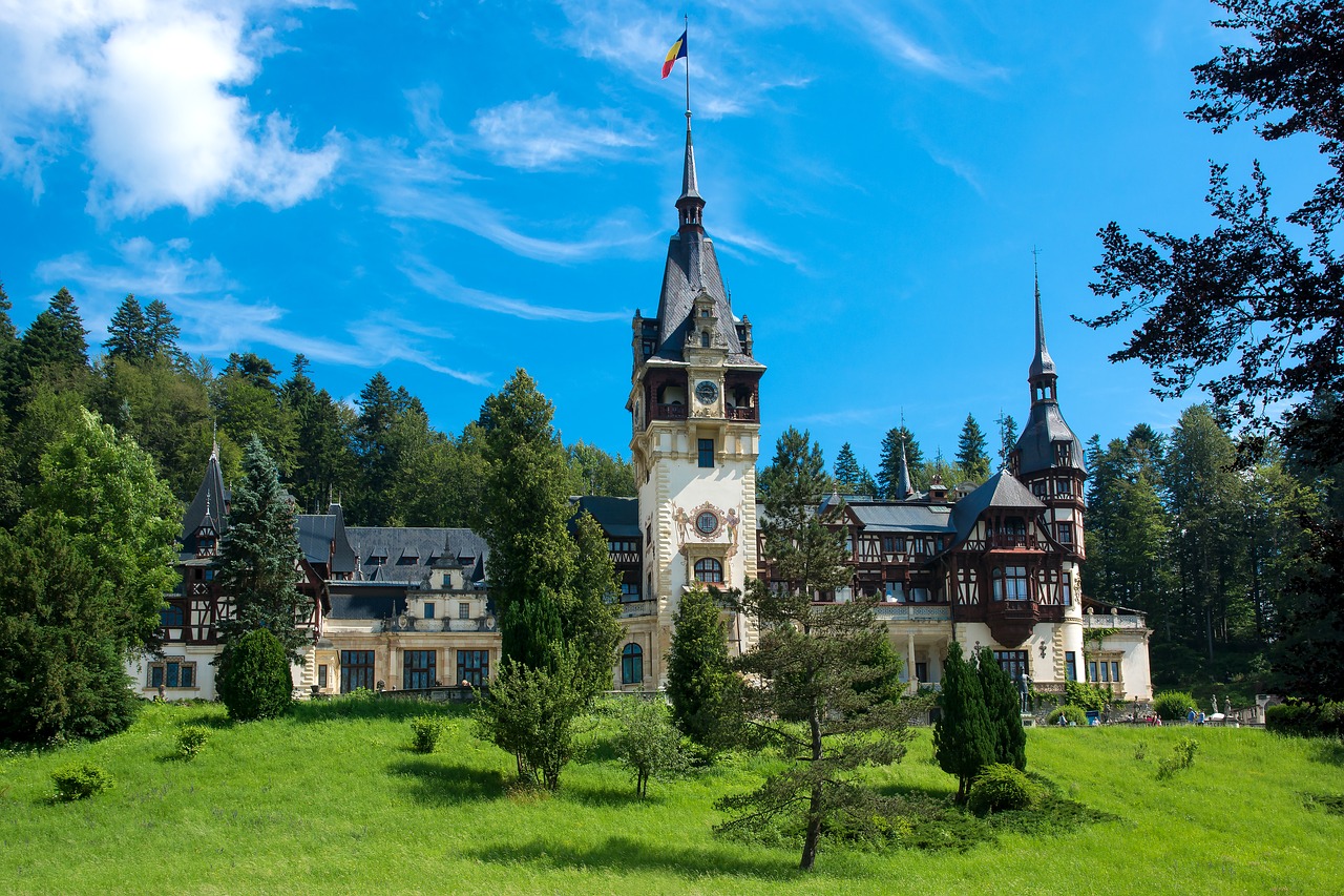 carpathian mountains castles peles castle free photo