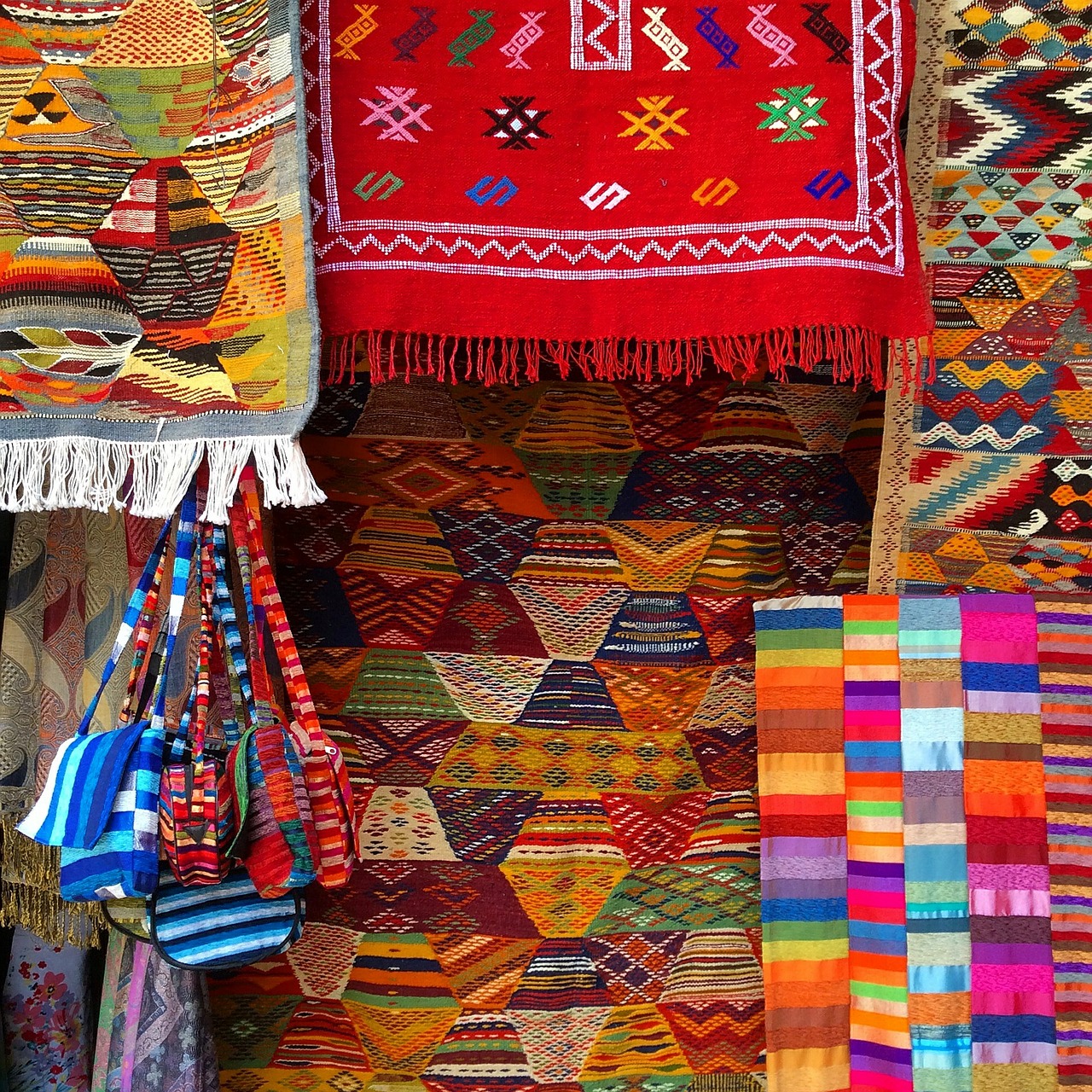 carpet morocco colors free photo