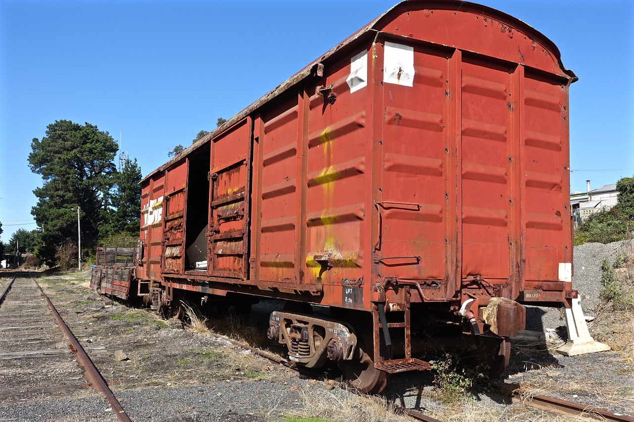 carriage train railroad free photo