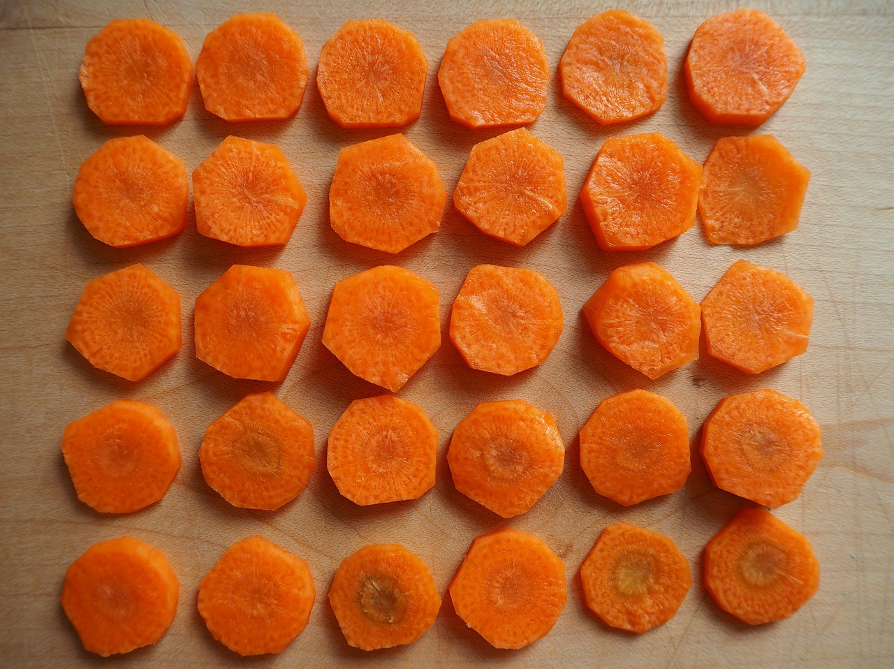 carrot carrots discs free photo