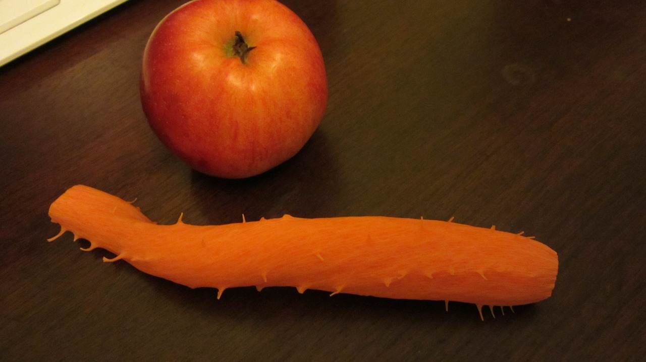 carrot vegetable apple free photo