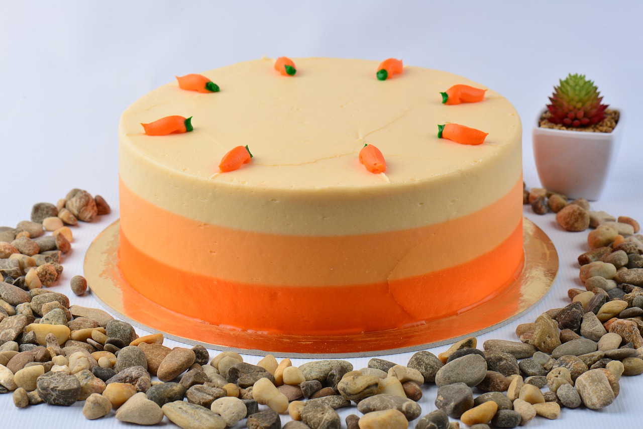 carrot cake  cake  dessert free photo