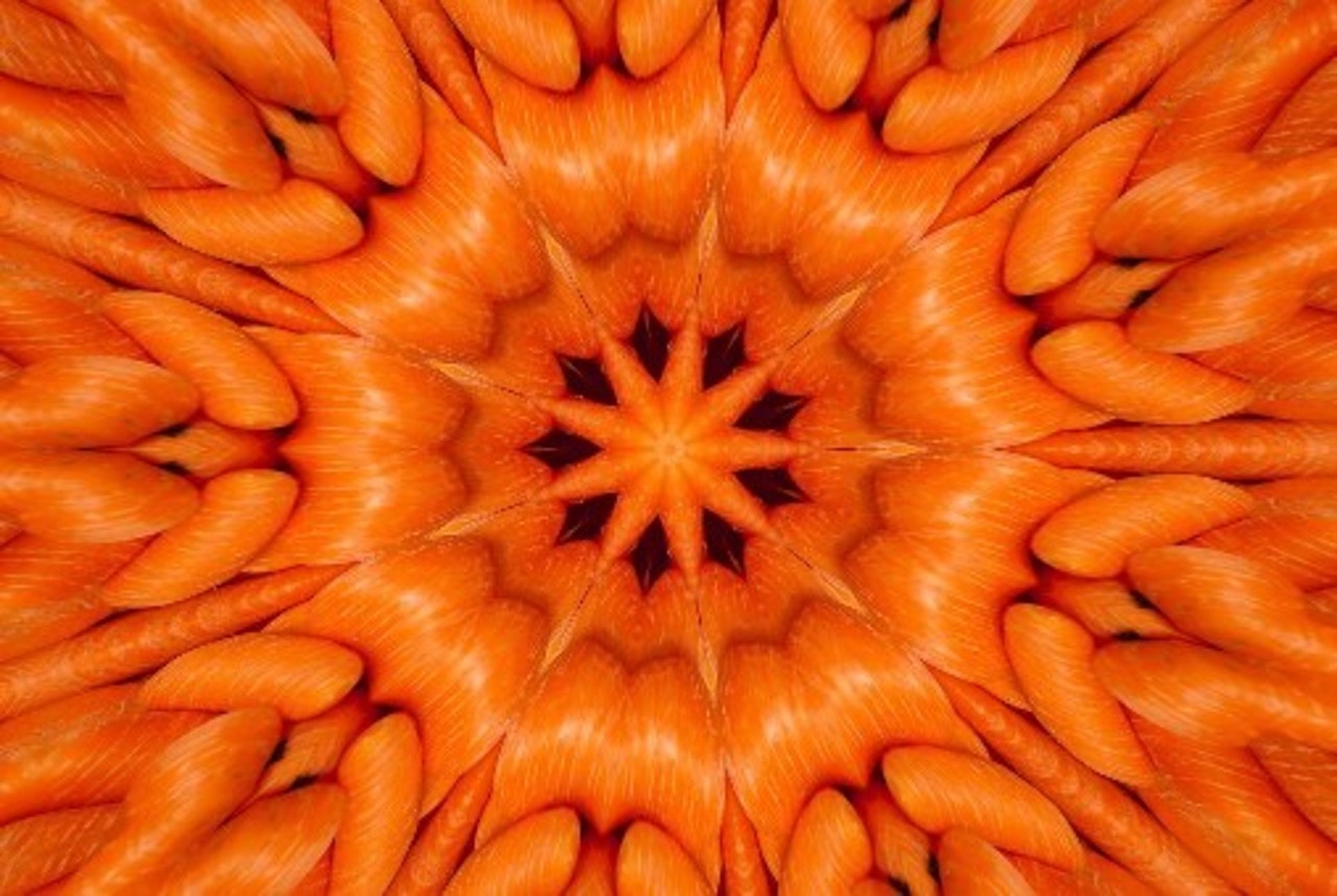 carrots symmetry orange free photo