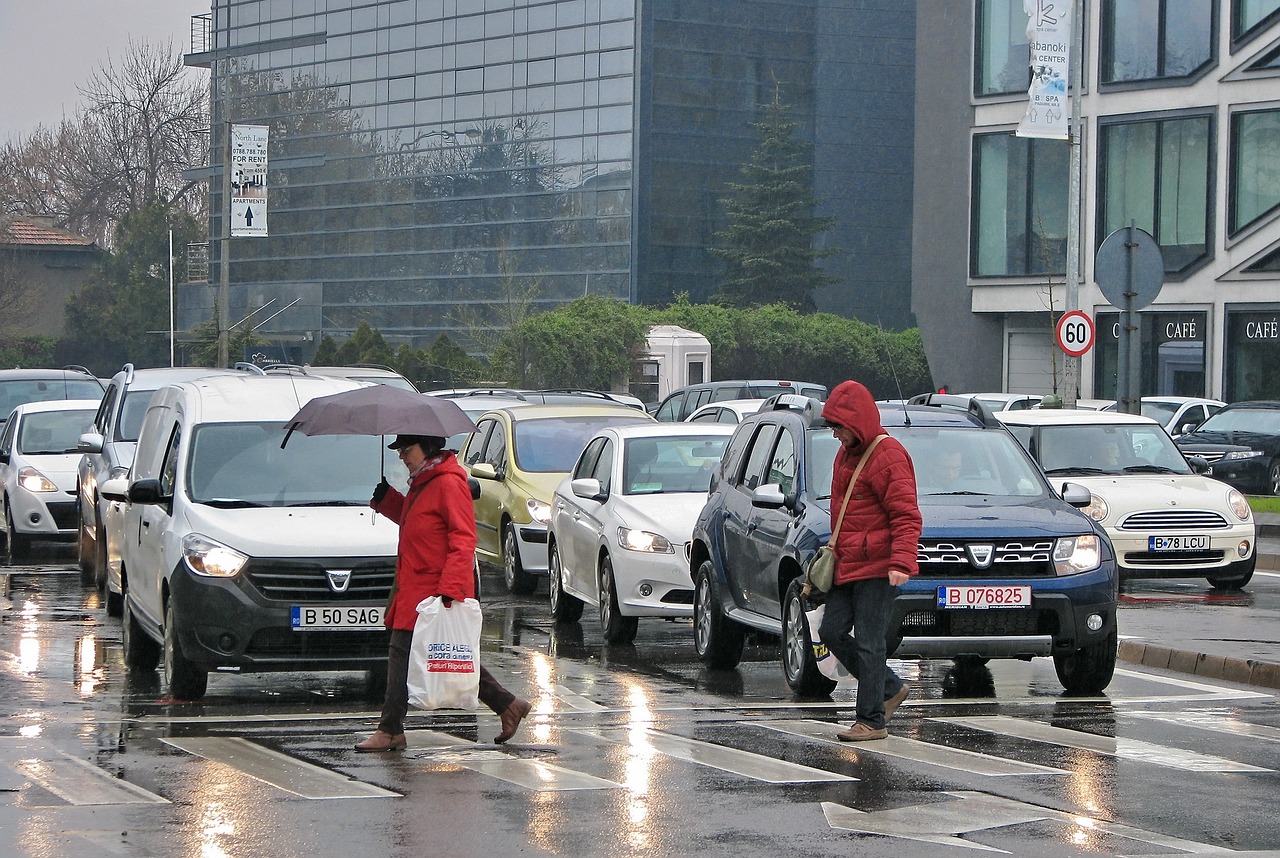 cars weather rain free photo