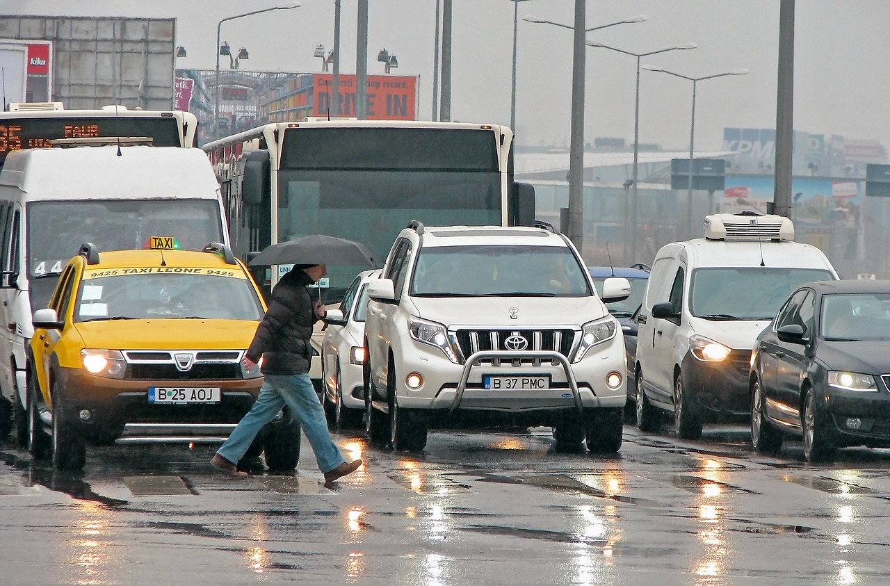 cars weather rain free photo