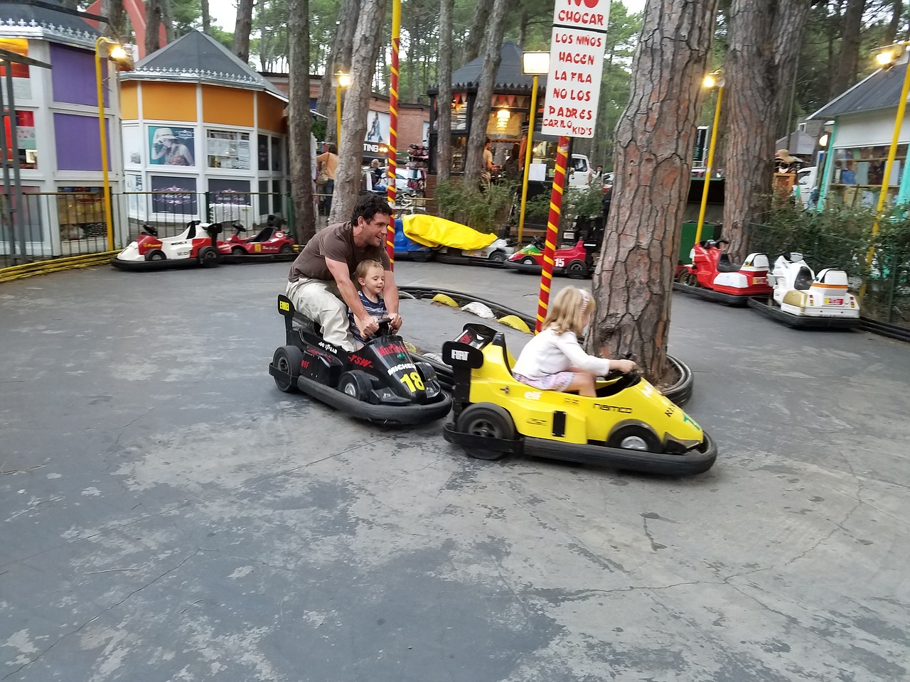 cars karting children free photo
