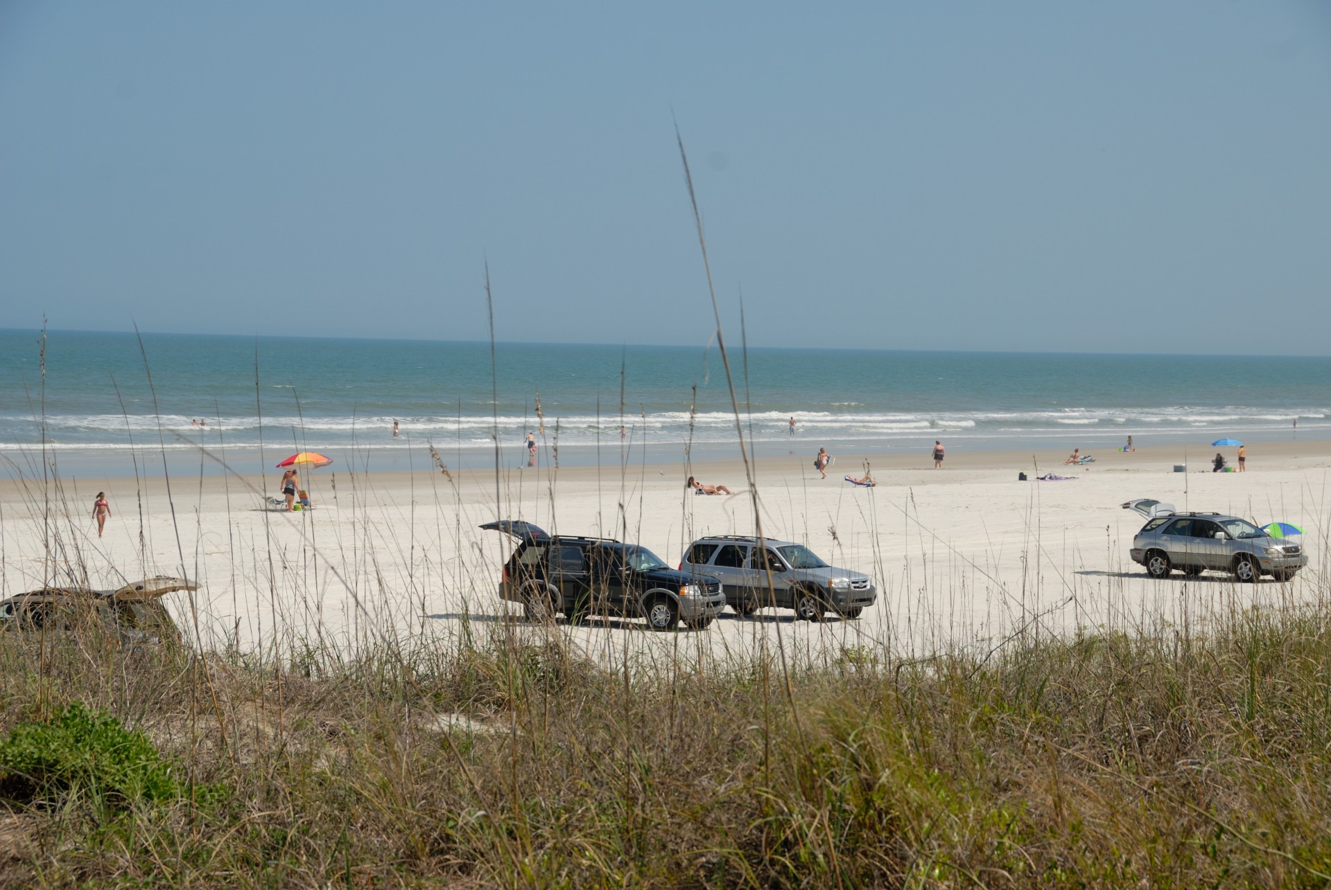 cars automobile beach free photo