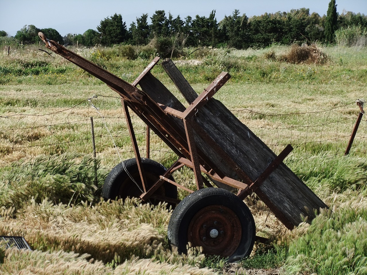 cart farm agriculture free photo