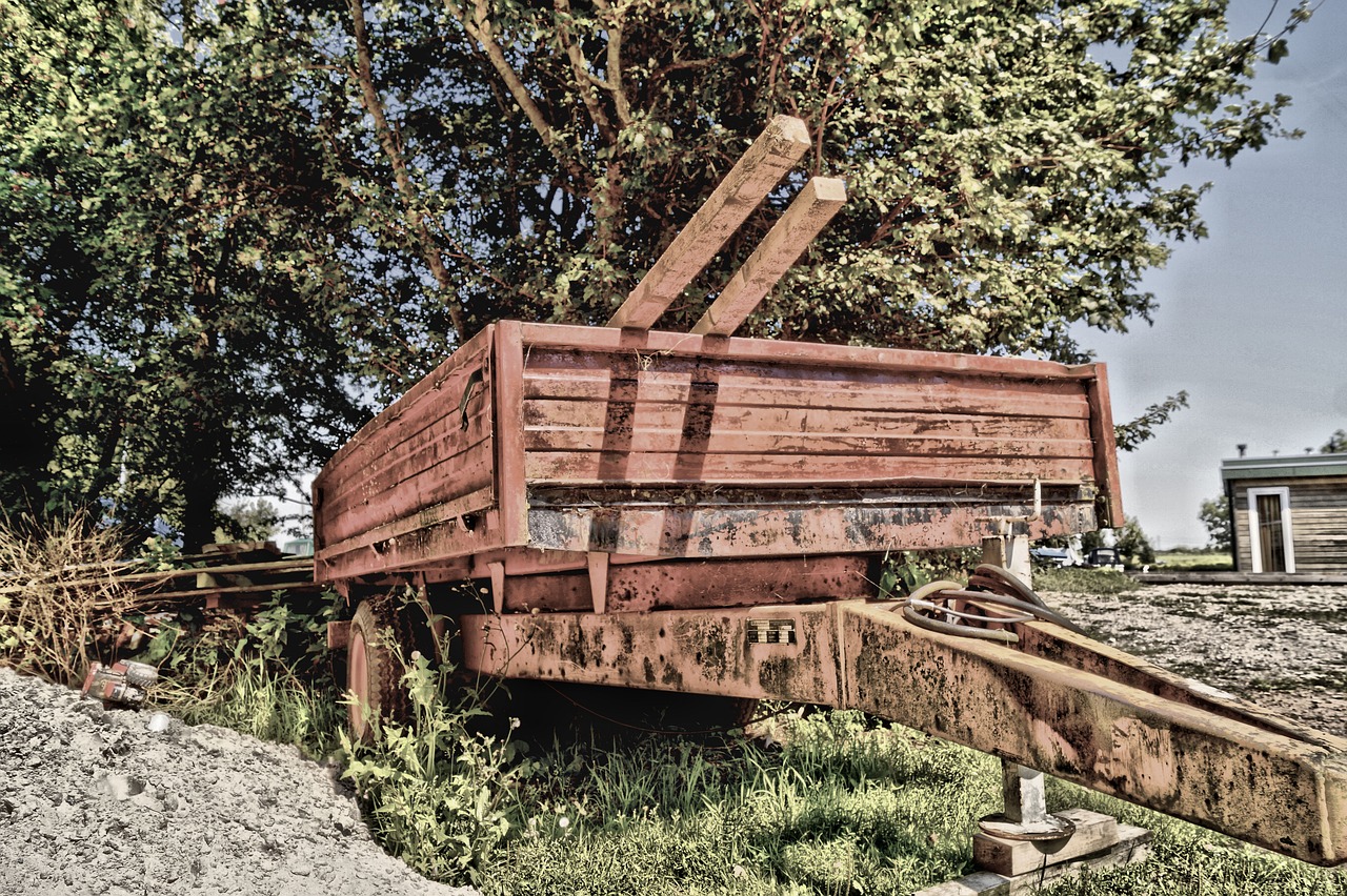 cart work countryside free photo