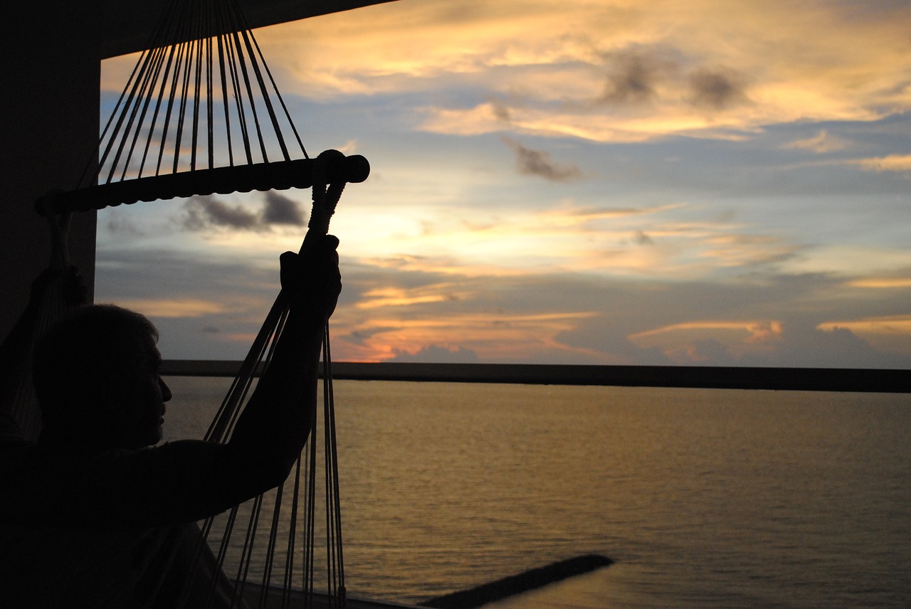 cartagena sunset silhouette free photo