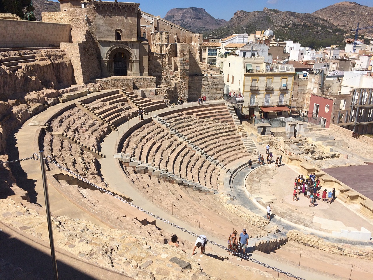 cartagena roman theatre cartagena roman theater free photo