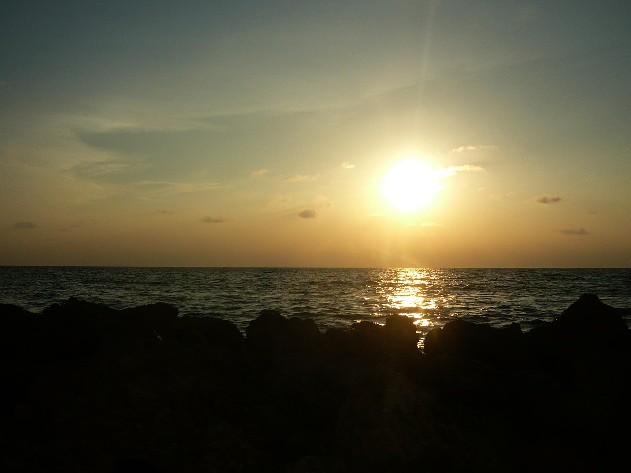 cartagena sunset beach free photo