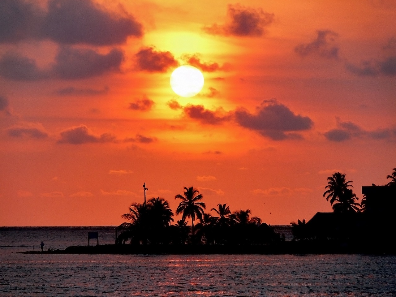 cartagena de indias sunset caribbean free photo