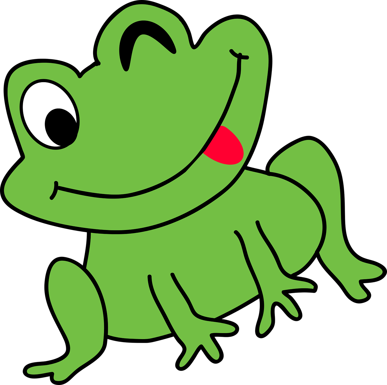cartoon frog funny free photo