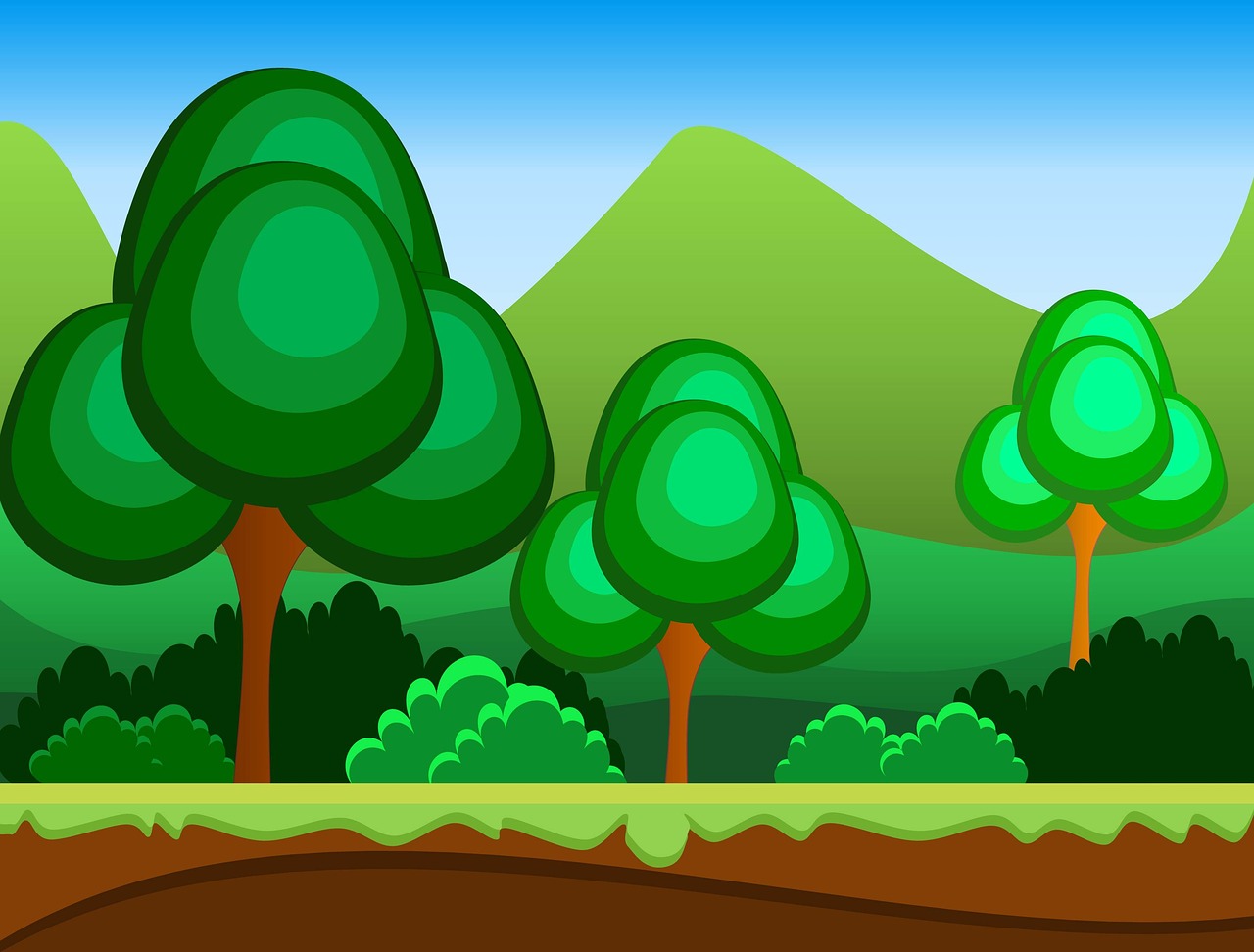 Download free photo of Cartoon,background,day,nature,landscape - from  