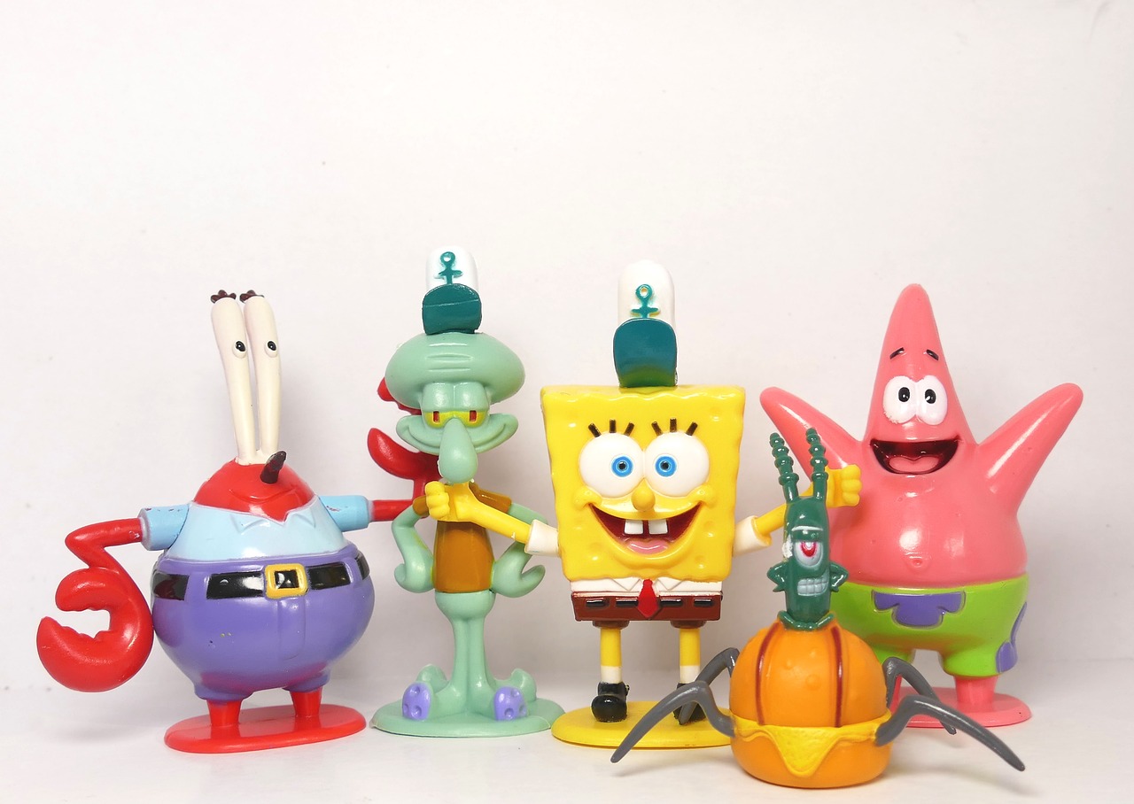 cartoon characters spongbob spongebob squarepants free photo