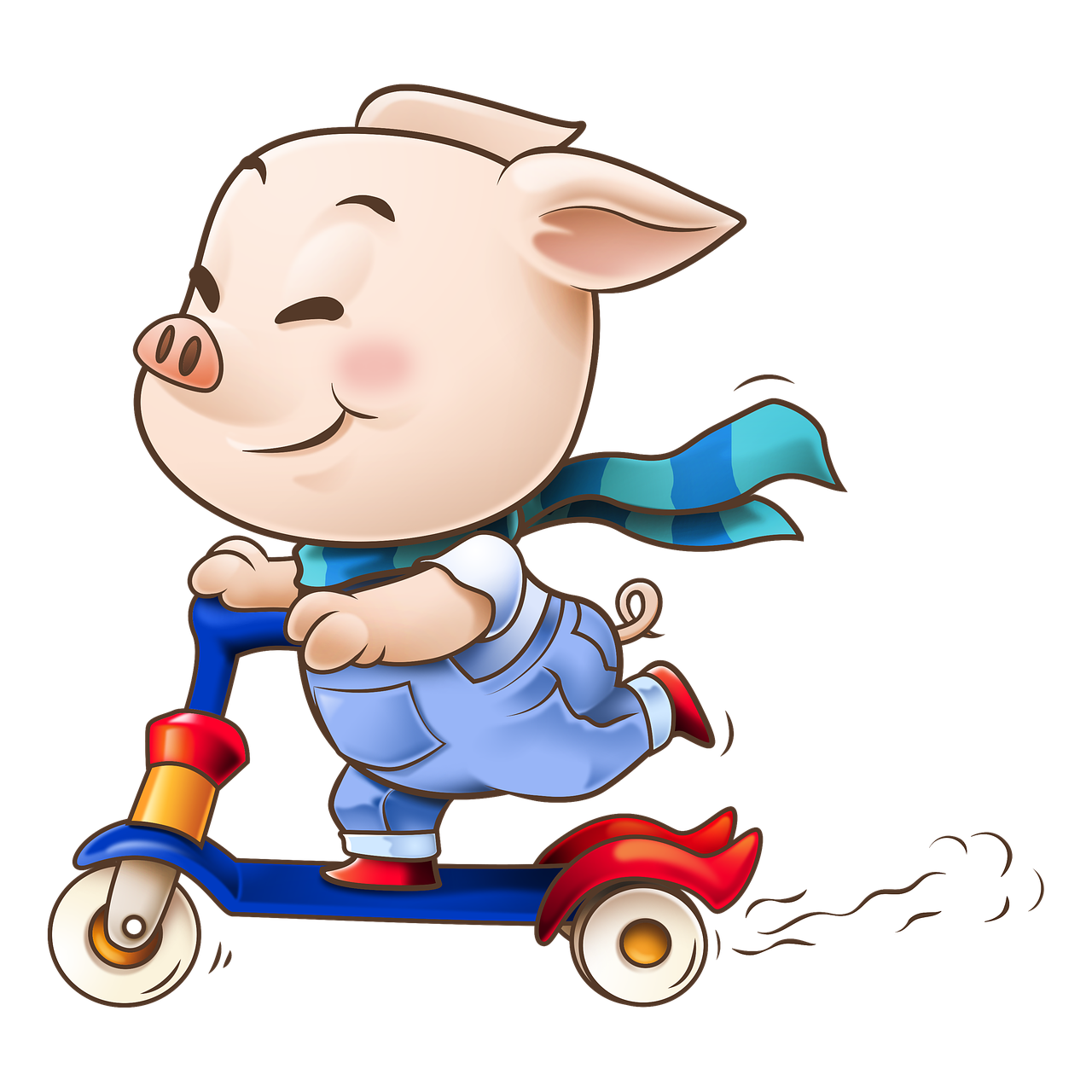 cartoon pig  kid  cute free photo