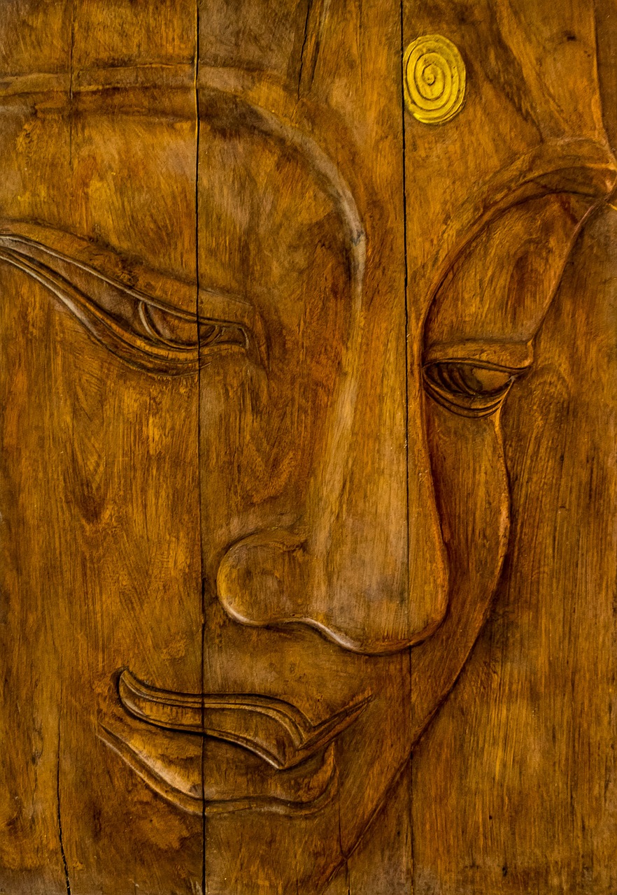 carving wood picture portrait free photo