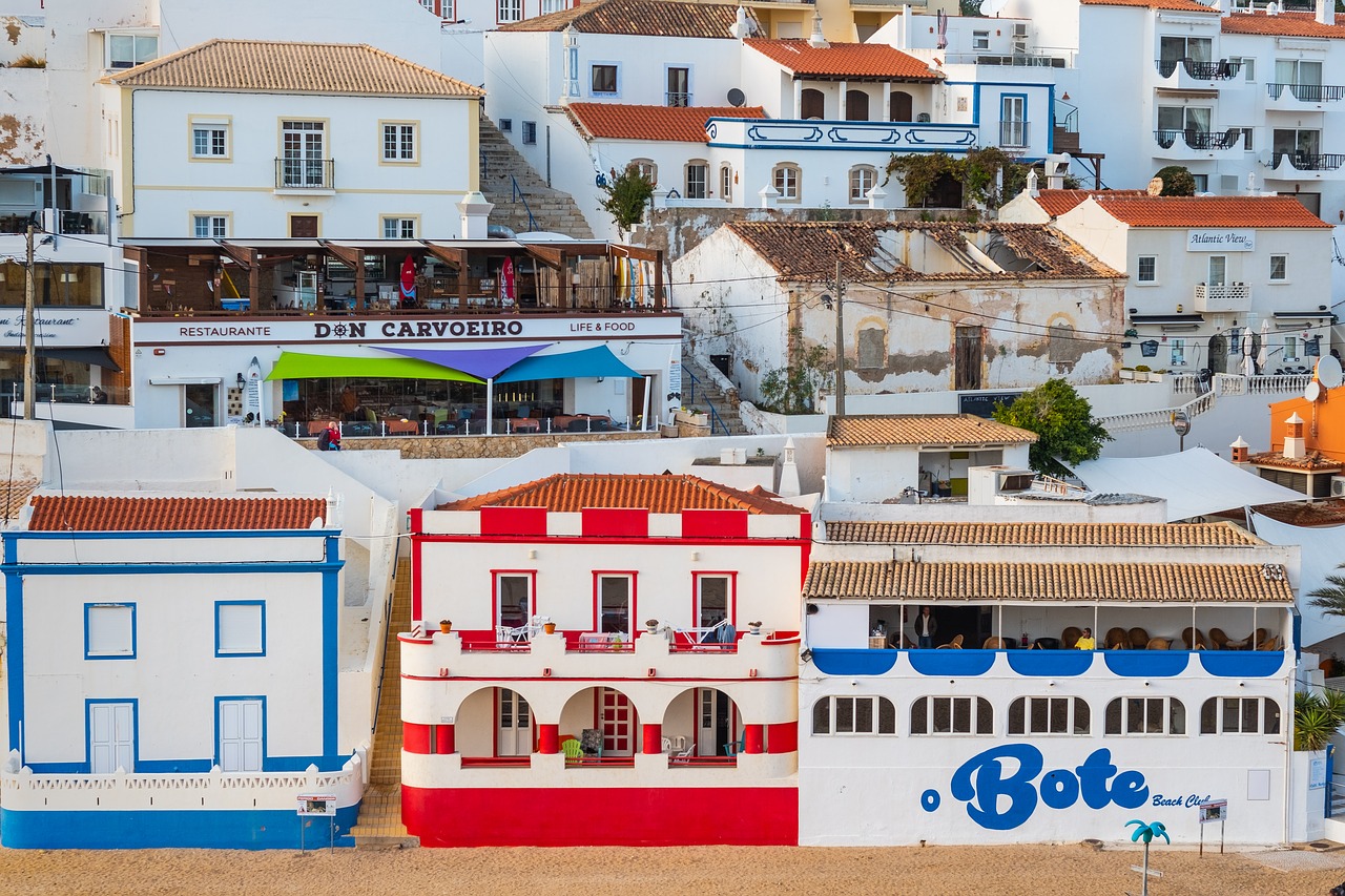 carvoeiro  portugal  beach free photo