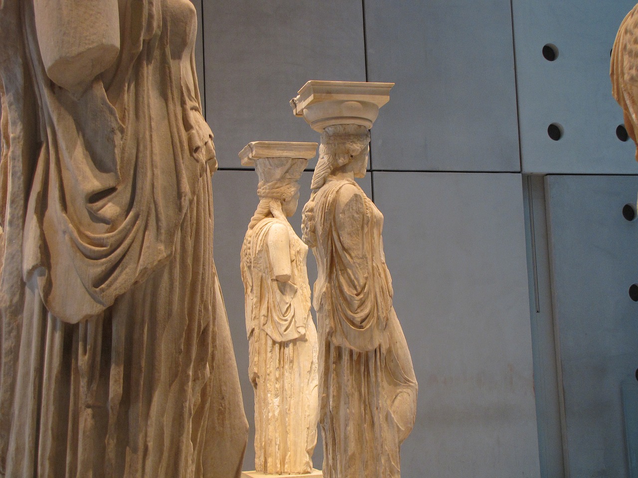 caryatids acropolis museum free photo