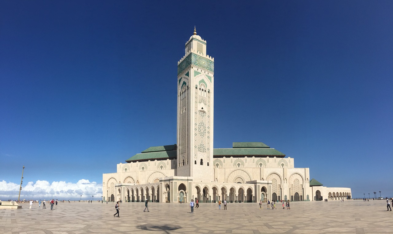 casablanca morocco mosque free photo