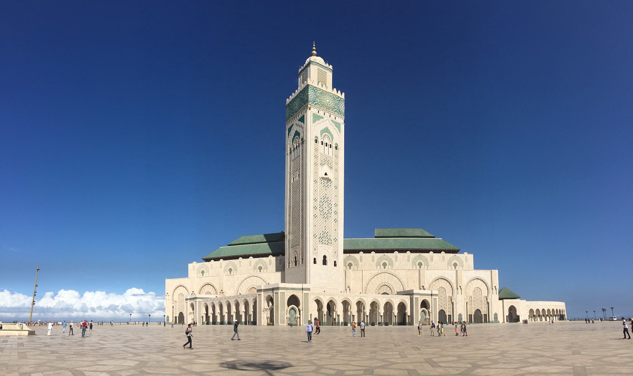 Download free photo of Casablanca morocco mosque islam religion