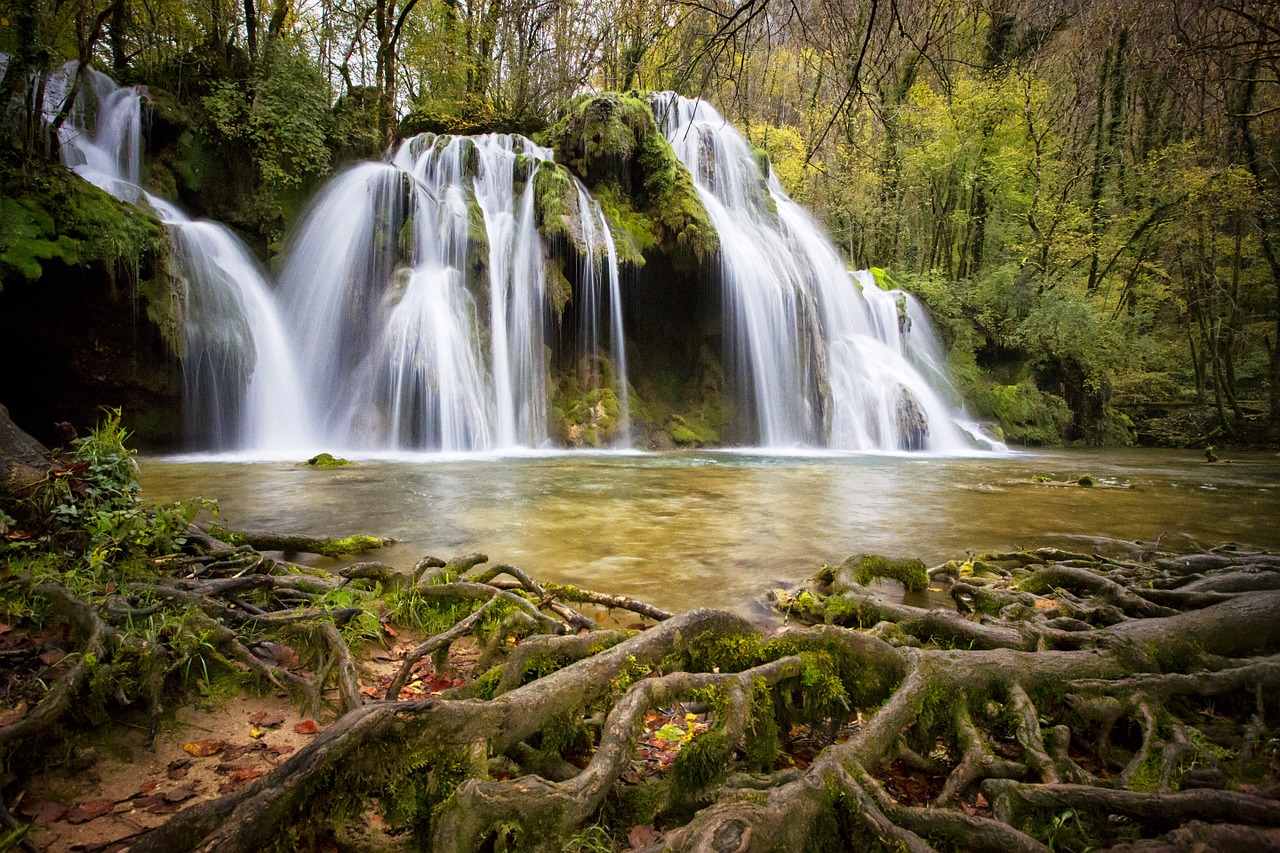 cascade waterfall water free photo