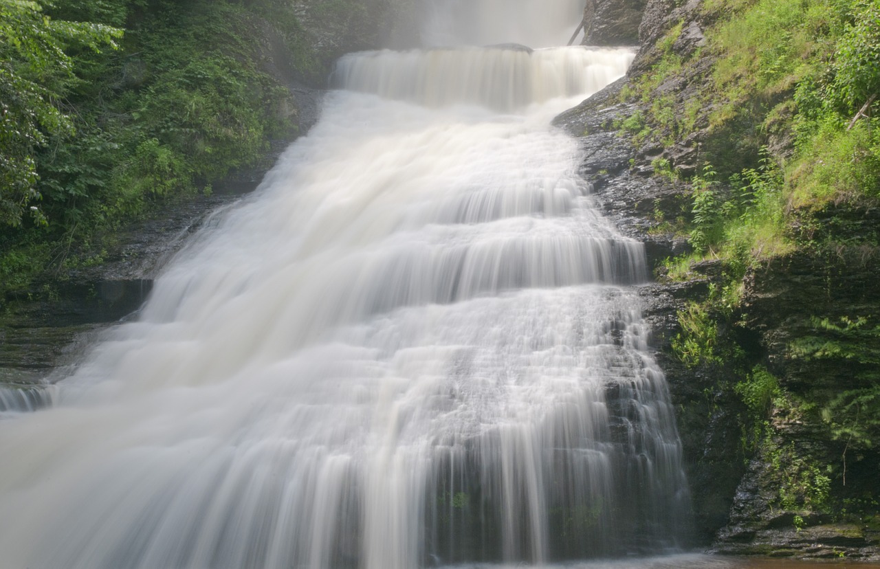 cascade waterfall water free photo