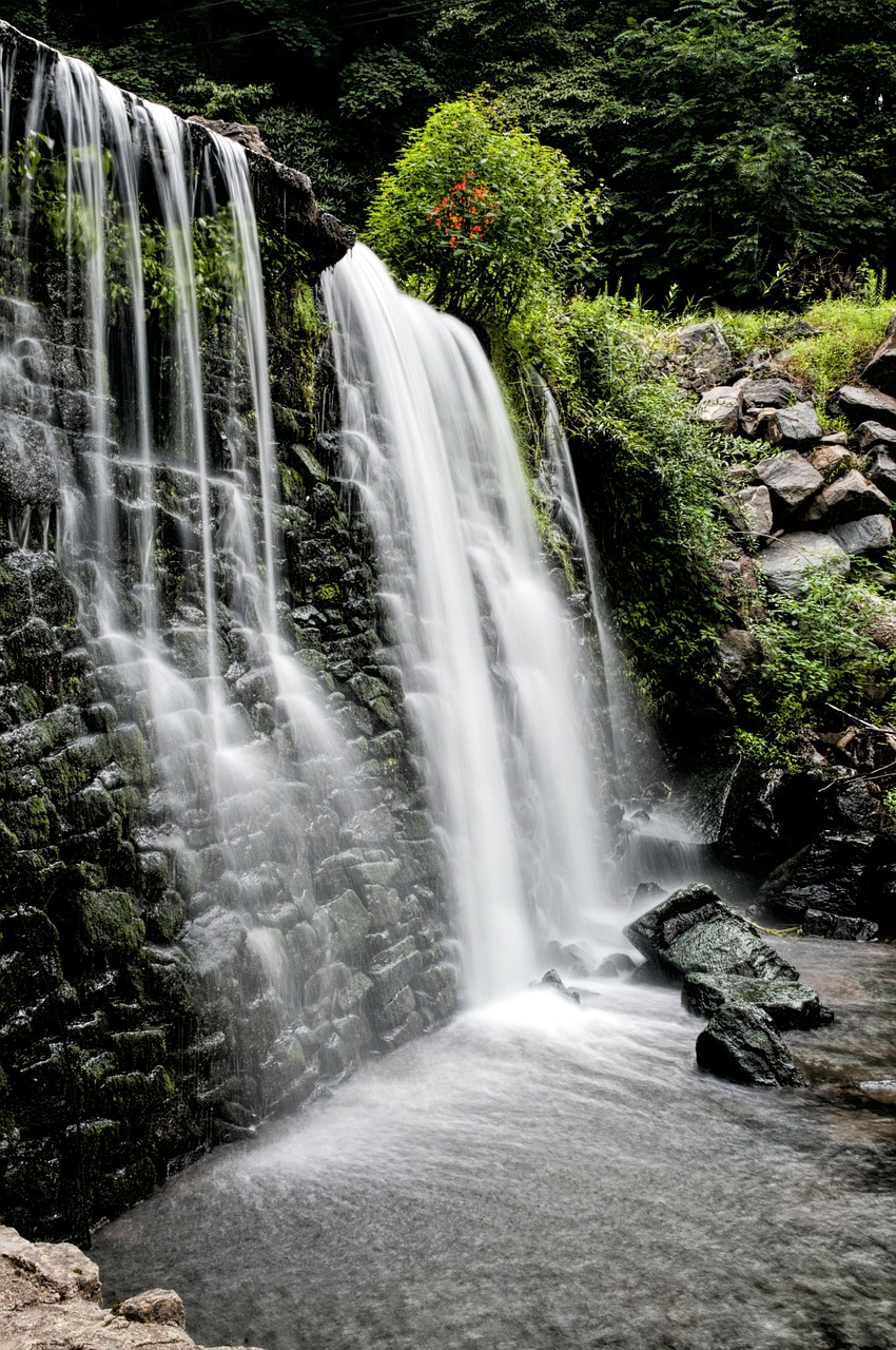 cascade waterfall water free photo