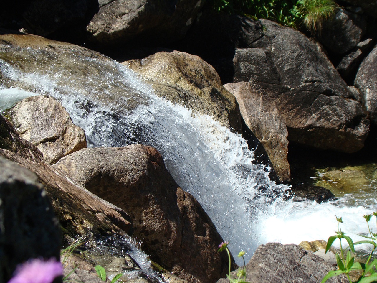 cascade water waterfall free photo