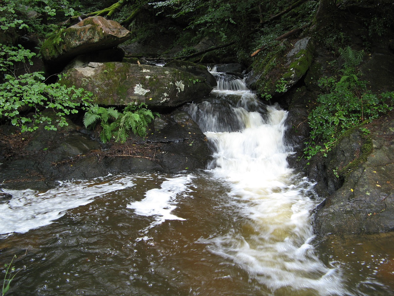 cascade channel monks aubazine free photo