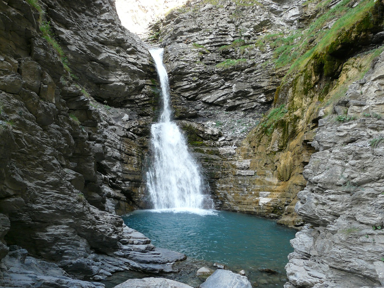 cascade water waterfalls free photo