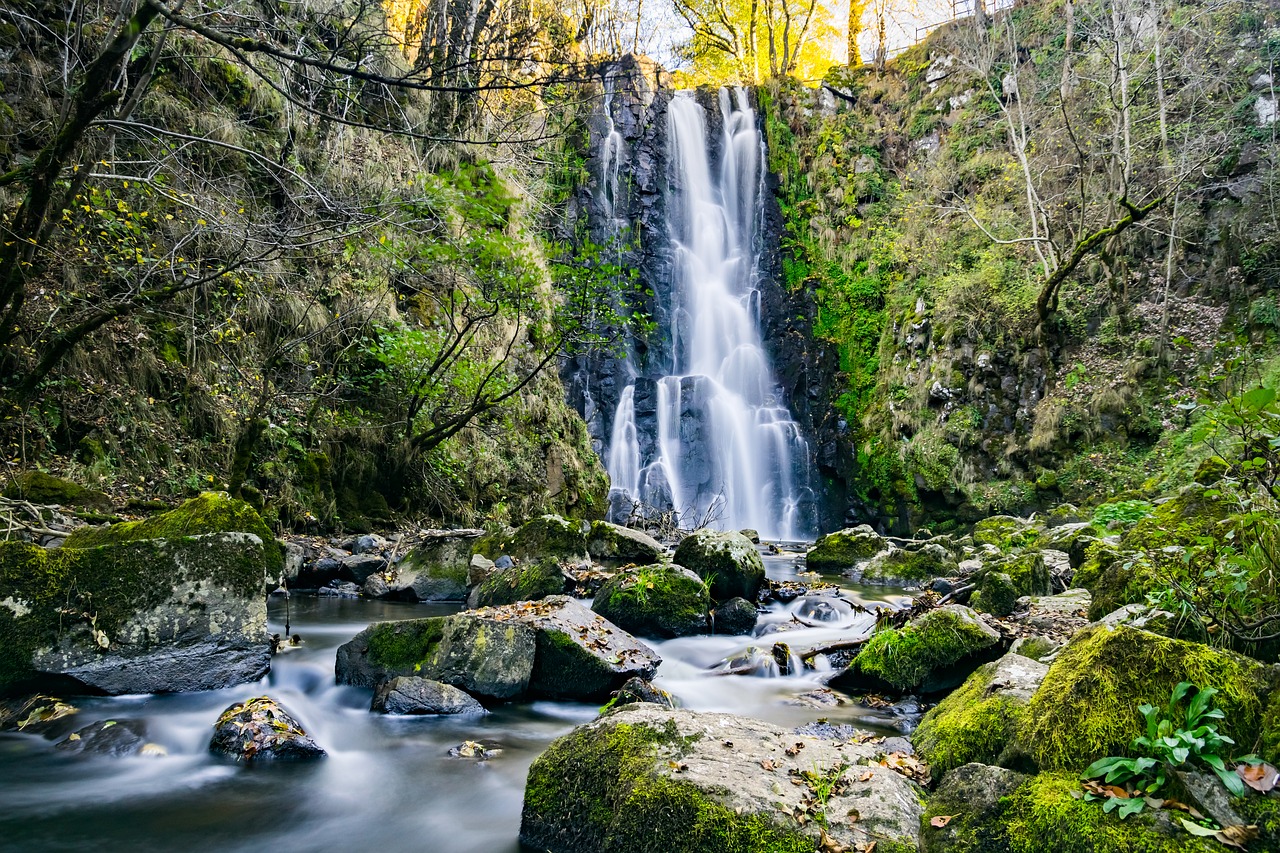 cascade fall river free photo